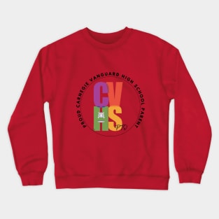 CVHS PTO PROUD PARENT LOGO IN CIRCLE Crewneck Sweatshirt